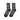 Pair of socks with a pattern on a white background