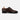 Single brown monk strap shoe in full-grain leather – handcrafted Goodyear welt construction.