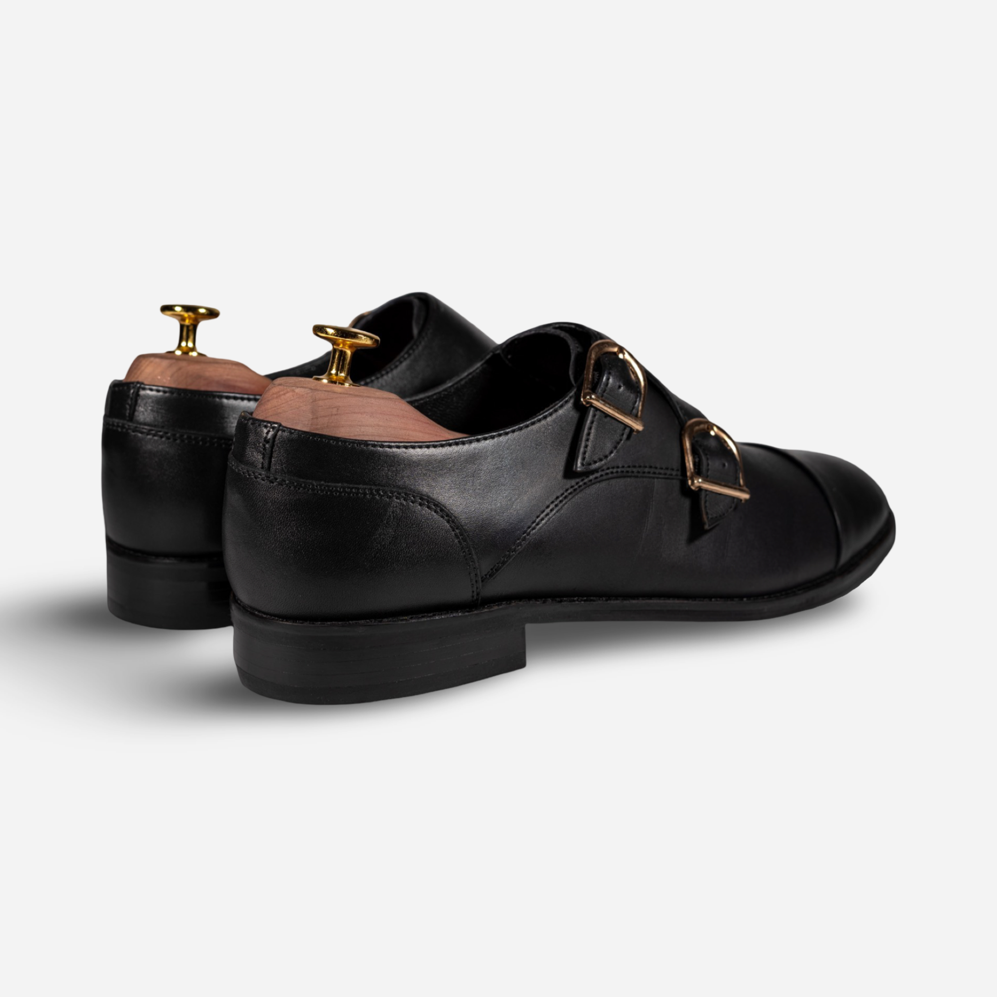 Aristocrat Double Monk Black Double Monk Strap Shoes | Shoescoo 12 Aristocrat Double Monk Black Double Monk Strap Shoes | Shoescoo 12