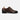 Cavalier Derby brown leather shoes – side profile with cushioned footbed and durable stitched outsole.
