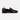 Side profile of Vanguard Black leather loafers — sleek slip-on dress loafers for men.